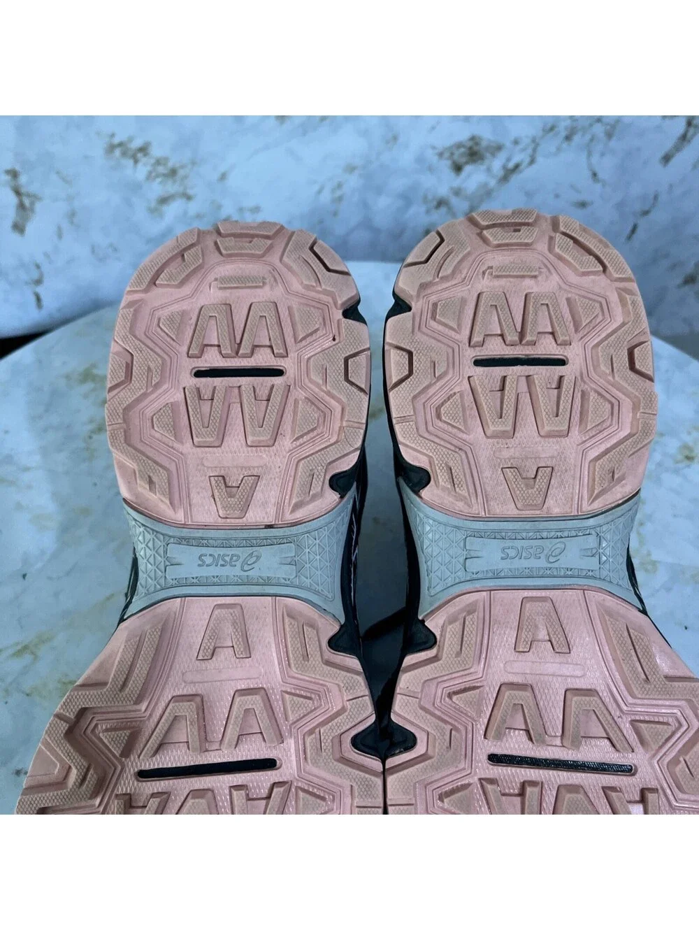 Asics Gel Venture 7 Womens Size 11 Running Shoes Gray Pink Trail Hiking Sneakers